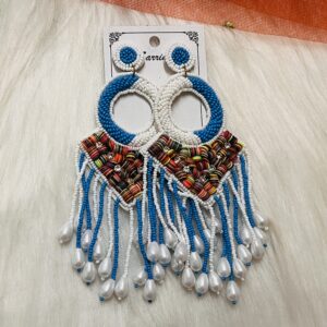 Latcan style handmade earring