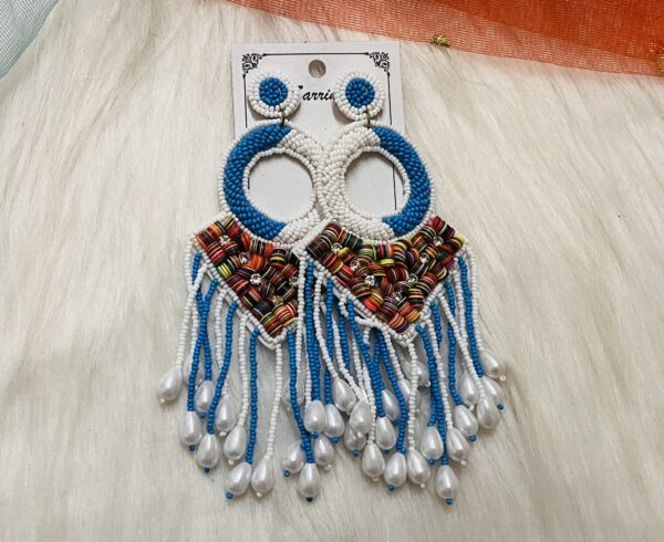 Latcan style handmade earring