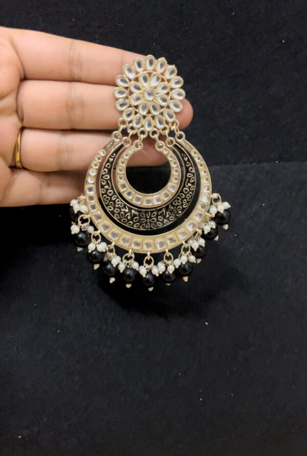 Meenakari light weight chandbali