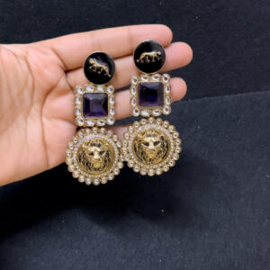 Sabysachi style long earring