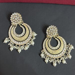 Gold Plated light weight chandbali