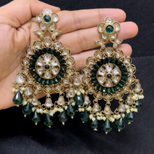 trendy style party wear heavy chand...