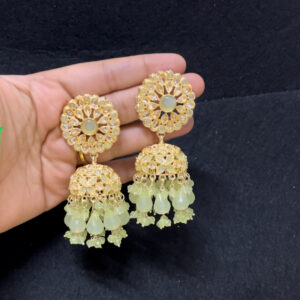 Party wear light weight jhumka in l...