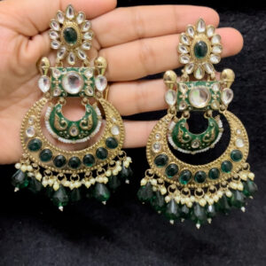 traditional  kundan light weight go...