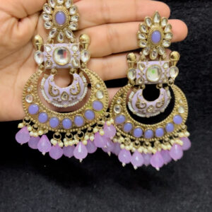 traditional  kundan light weight go...