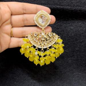 traditional  kundan light weight go...