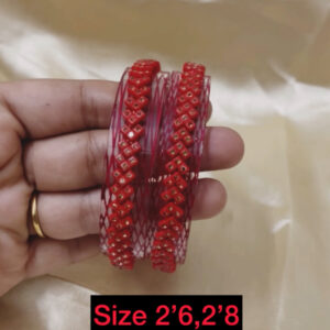 Set Of 2 glass Bangles