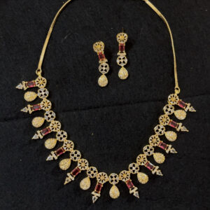 Premium quality AD necklace set in ...