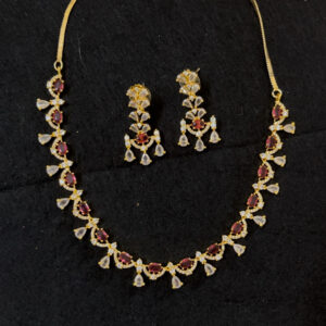 Premium quality AD necklace set in ...