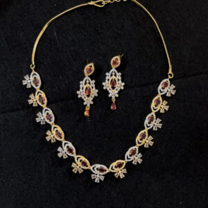 Premium quality AD necklace set in ...