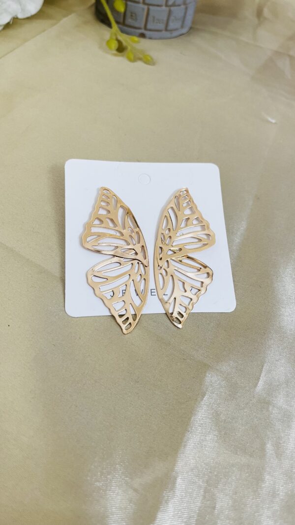 Stainless Steel light weight butterfly style  earring