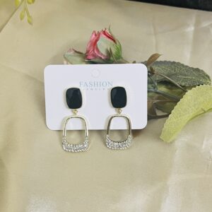 Contemporary hoop earring