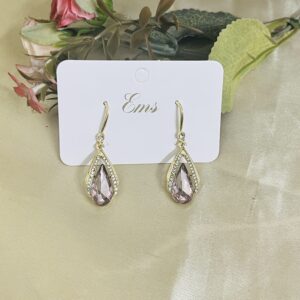 Contemporary Drop crystal earring