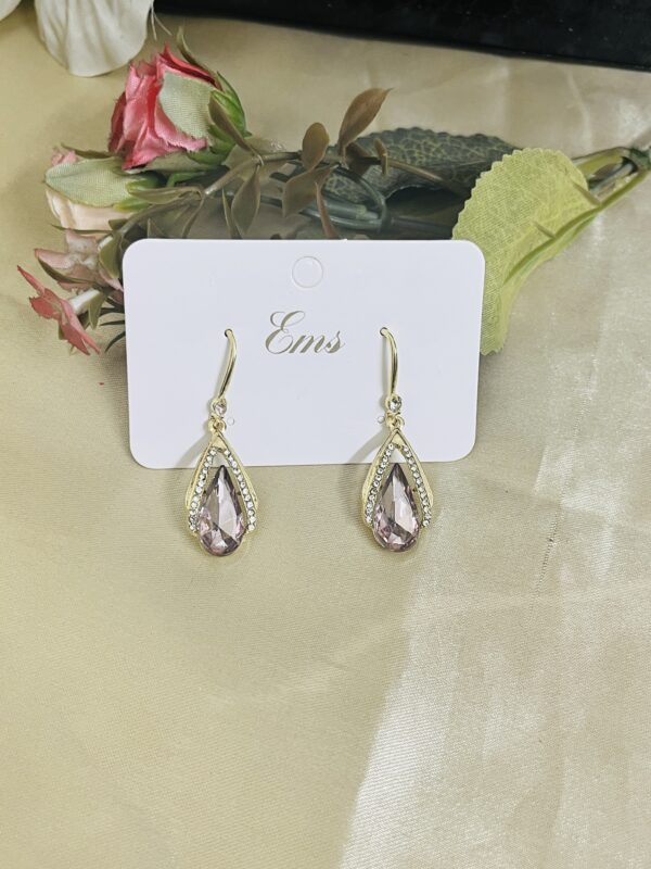 Contemporary Drop crystal earring